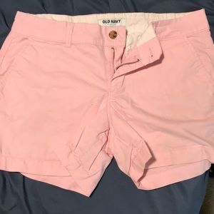 Pink shorts!